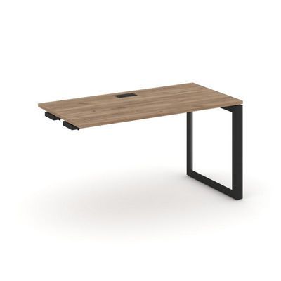 Style Project Next SN-59O.OPRS-011 (Дуб табак/Черный металл) Стол приставка к опорным элементам