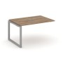Style Project Next SN-59O.NSPRG-003 (Дуб табак/Серый металл) Проходной наборный элемент переговорного стола