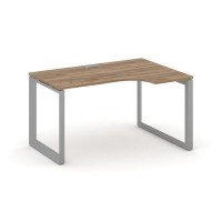 Style Project Next SN-59O.SPA-012(R) (Дуб табак/Серый металл) Стол рабочий эргономичный, правый