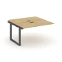 SN-59O.DNRS-021 (Тиквуд светлый/Антрацит металл) Проходной наборный элемент