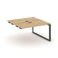 Style Project Next SN-59O.DPRS-004 (Тиквуд светлый/Антрацит металл) Стол приставка к опорным элементам