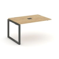 Style Project Next SN-59O.NSPRG-004 (Тиквуд светлый/Антрацит металл) Проходной наборный элемент переговорного стола