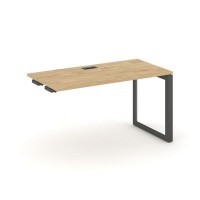 Style Project Next SN-59O.OPRS-014 (Тиквуд светлый/Антрацит металл) Стол приставка к опорным элементам