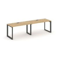 Style Project Next SN-59O.ORS-011 (Тиквуд светлый/Антрацит металл) Рабочая станция односторонняя