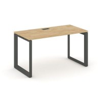 Style Project Next SN-59O.SP-012 (Тиквуд светлый/Антрацит металл) Стол письменный