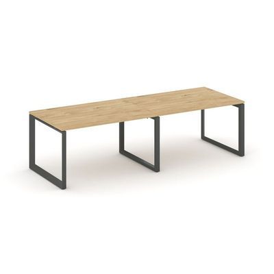 Style Project Next SN-59O.SPRG-011.3 (Тиквуд светлый/Антрацит металл) Стол переговорный