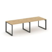 Style Project Next SN-59O.SPRG-013.3 (Тиквуд светлый/Антрацит металл) Стол переговорный