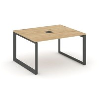 Style Project Next SN-59O.SPRG-034 (Тиквуд светлый/Антрацит металл) Стол переговорный