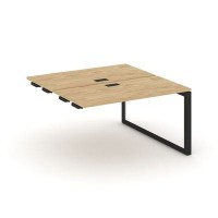 Style Project Next SN-59O.DPRS-003 (Тиквуд светлый/Черный металл) Стол приставка к опорным элементам