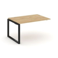 Style Project Next SN-59O.NSPRG-003.3 (Тиквуд светлый/Черный металл) Проходной наборный элемент переговорного стола