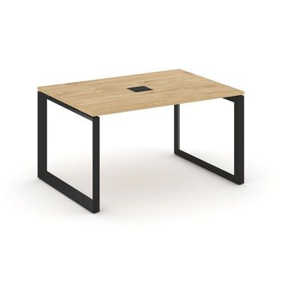 Style Project Next SN-59O.SPRG-001 (Тиквуд светлый/Черный металл) Стол переговорный