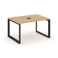 Style Project Next SN-59O.SPRG-003 (Тиквуд светлый/Черный металл) Стол переговорный