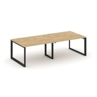 Style Project Next SN-59O.SPRG-043.3 (Тиквуд светлый/Черный металл) Стол переговорный