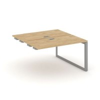 Style Project Next SN-59O.DPRS-004 (Тиквуд светлый/Серый металл) Стол приставка к опорным элементам