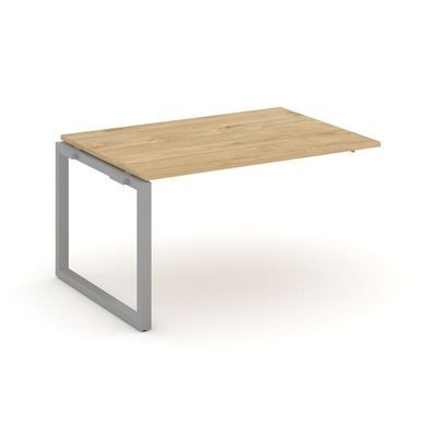 Style Project Next SN-59O.NSPRG-004.3 (Тиквуд светлый/Серый металл) Проходной наборный элемент переговорного стола