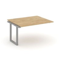 Style Project Next SN-59O.NSPRG-033.3 (Тиквуд светлый/Серый металл) Проходной наборный элемент переговорного стола