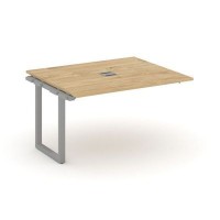 Style Project Next SN-59O.NSPRG-034 (Тиквуд светлый/Серый металл) Проходной наборный элемент переговорного стола