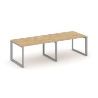 Style Project Next SN-59O.SPRG-012.3 (Тиквуд светлый/Серый металл) Стол переговорный