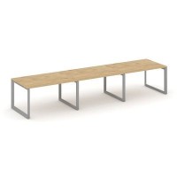 Style Project Next SN-59O.SPRG-022.3 (Тиквуд светлый/Серый металл) Стол переговорный
