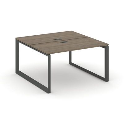 Style Project Next SN-59O.DRS-021 (Вяз благородный/Антрацит металл) Рабочая станция двухсторонняя