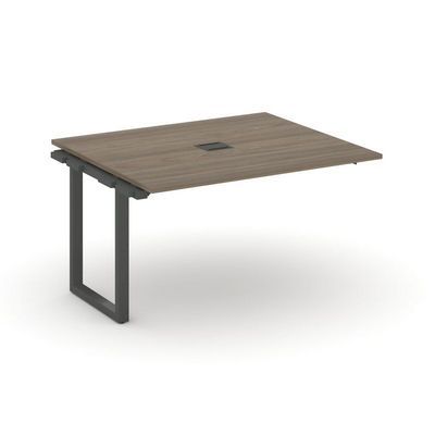 Style Project Next SN-59O.NSPRG-033 (Вяз благородный/Антрацит металл) Проходной наборный элемент переговорного стола