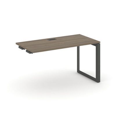 Style Project Next SN-59O.OPRS-022 (Вяз благородный/Антрацит металл) Стол приставка к опорным элементам