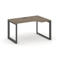 Style Project Next SN-59O.SPA-011(R) (Вяз благородный/Антрацит металл) Стол рабочий эргономичный, правый