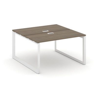 Style Project Next SN-59O.DRS-012 (Вяз благородный/Белый металл) Рабочая станция двухсторонняя