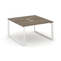 Style Project Next SN-59O.DRS-024 (Вяз благородный/Белый металл) Рабочая станция двухсторонняя