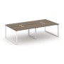 Style Project Next SN-59O.DRS-034 (Вяз благородный/Белый металл) Рабочая станция двухсторонняя