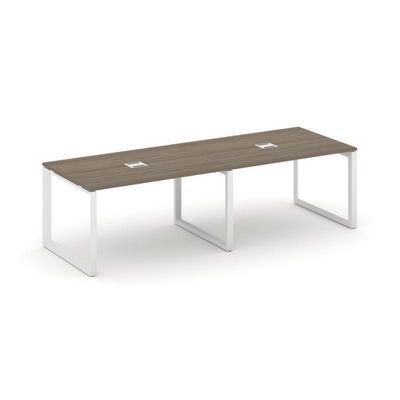 Style Project Next SN-59O.SPRG-014 (Вяз благородный/Белый металл) Стол переговорный