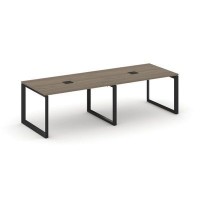 Style Project Next SN-59O.SPRG-011 (Вяз благородный/Черный металл) Стол переговорный