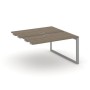 Style Project Next SN-59O.DPRS-002 (Вяз благородный/Серый металл) Стол приставка к опорным элементам