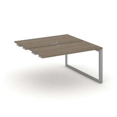 Style Project Next SN-59O.DPRS-004 (Вяз благородный/Серый металл) Стол приставка к опорным элементам