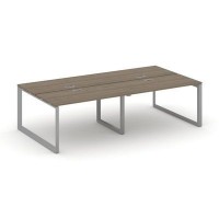 Style Project Next SN-59O.DRS-044 (Вяз благородный/Серый металл) Рабочая станция двухсторонняя