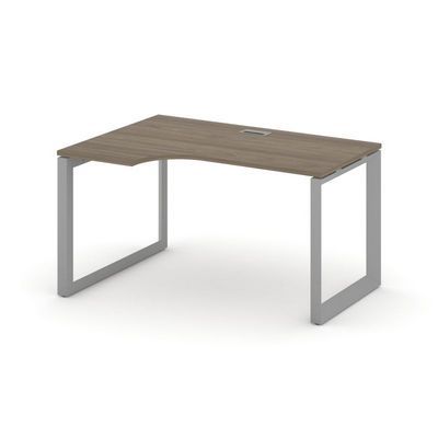 Style Project Next SN-59O.SPA-001(L) (Вяз благородный/Серый металл) Стол рабочий эргономичный, левый