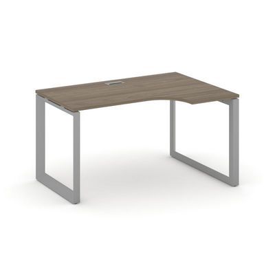 Style Project Next SN-59O.SPA-021(R) (Вяз благородный/Серый металл) Стол рабочий эргономичный, правый