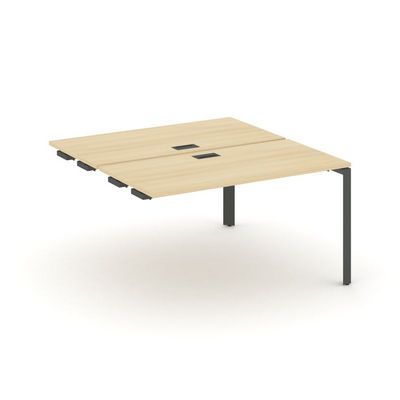 Style Project Next SN-59P.DPRS-014 (Акация лорка/Антрацит металл) Стол приставка к опорным элементам