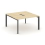 Style Project Next SN-59P.DRS-011 (Акация лорка/Антрацит металл) Рабочая станция двухсторонняя