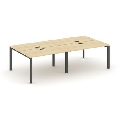 Style Project Next SN-59P.DRS-033 (Акация лорка/Антрацит металл) Рабочая станция двухсторонняя