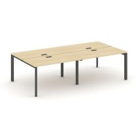 Style Project Next SN-59P.DRS-053 (Акация лорка/Антрацит металл) Рабочая станция двухсторонняя