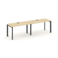 Style Project Next SN-59P.ORS-004 (Акация лорка/Антрацит металл) Рабочая станция односторонняя