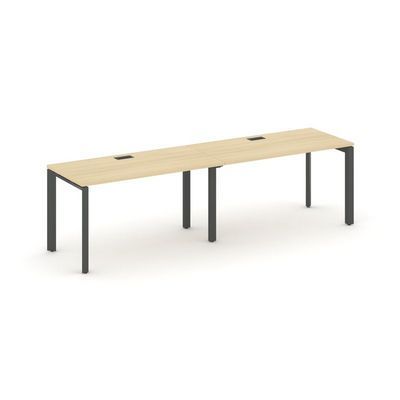 Style Project Next SN-59P.ORS-014 (Акация лорка/Антрацит металл) Рабочая станция односторонняя