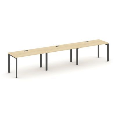 Style Project Next SN-59P.ORS-042 (Акация лорка/Антрацит металл) Рабочая станция односторонняя