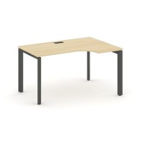 Style Project Next SN-59P.SPA-011(R) (Акация лорка/Антрацит металл) Стол рабочий эргономичный, правый