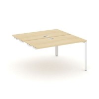 Style Project Next SN-59P.DPRS-012 (Акация лорка/Белый металл) Стол приставка к опорным элементам