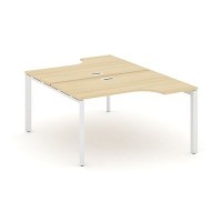 Style Project Next SN-59P.DRPA-002 (Акация лорка/Белый металл) Рабочая станция эргономичная