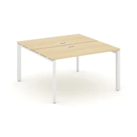 SN-59P.DRS-023 (Акация лорка/Белый металл) Рабочая станция двухсторонняя