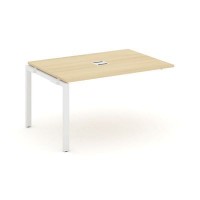 Style Project Next SN-59P.NSPRG-001 (Акация лорка/Белый металл) Проходной наборный элемент переговорного стола