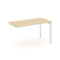 Style Project Next SN-59P.OPRS-011 (Акация лорка/Белый металл) Стол приставка к опорным элементам